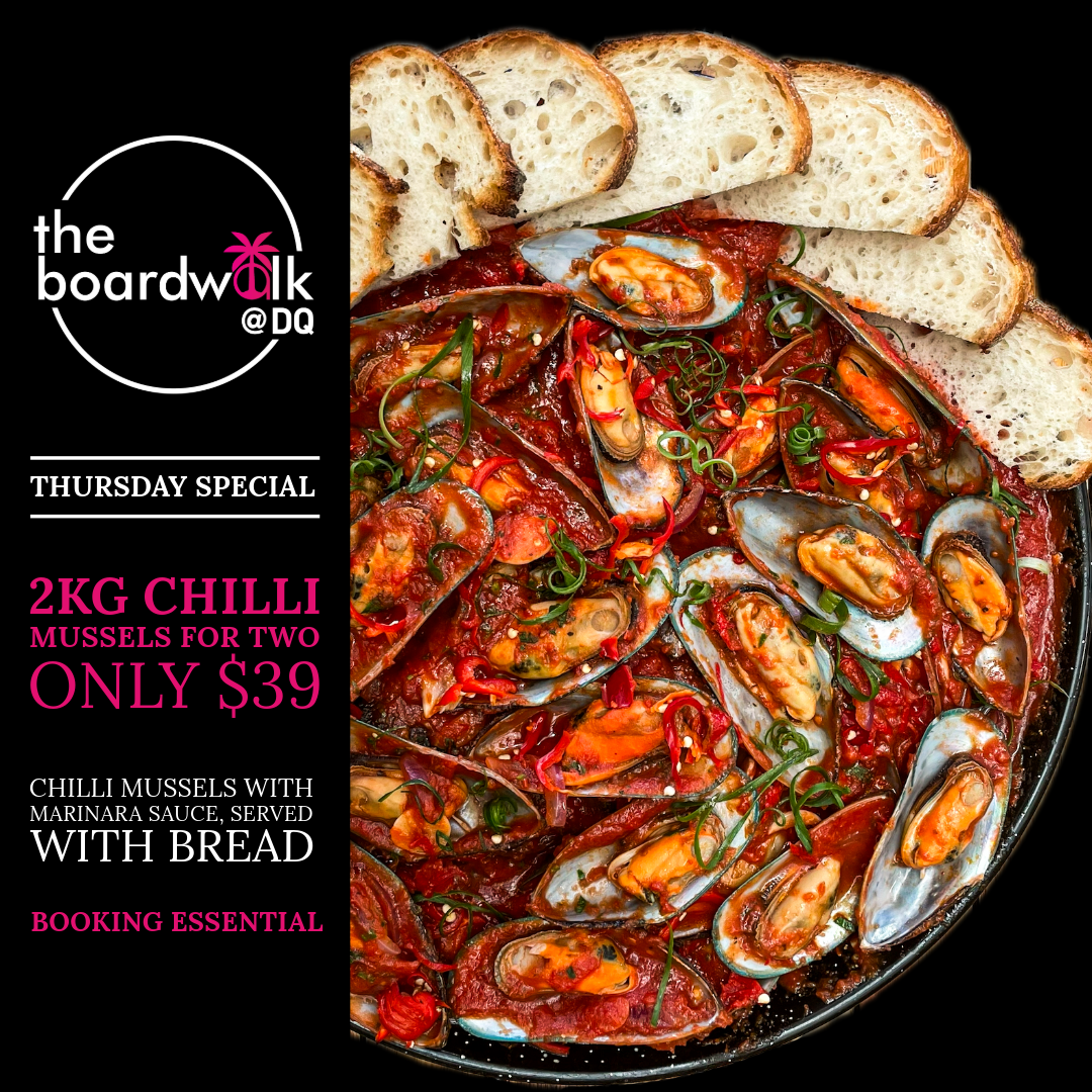 Thursday Special - $2(ea) Natural Oysters or 2KG Chilli Mussels